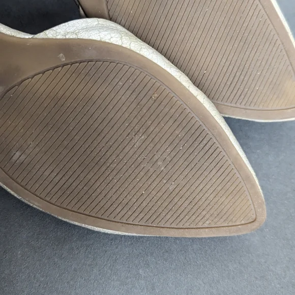 Apt 9 bambra skimmer snakeskin pewter flats size 7.5 - Picture 6 of 6